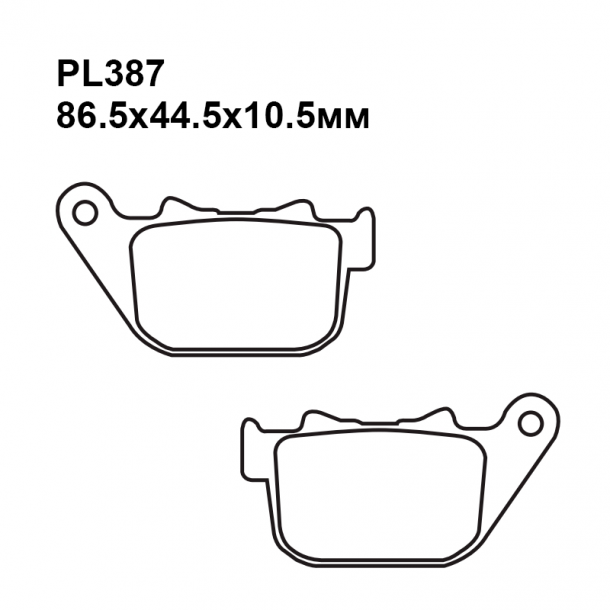 Колодки PL387