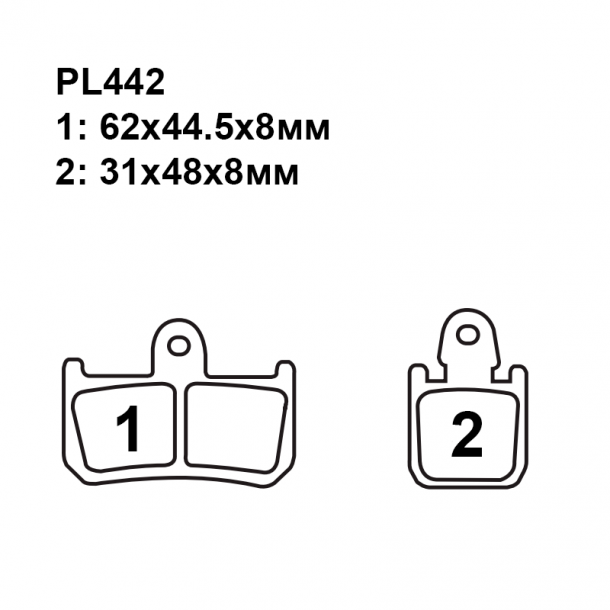 Колодки PL442