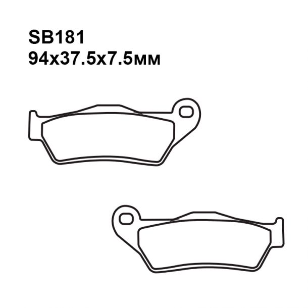 Колодки SB181