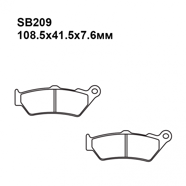 Колодки SB209
