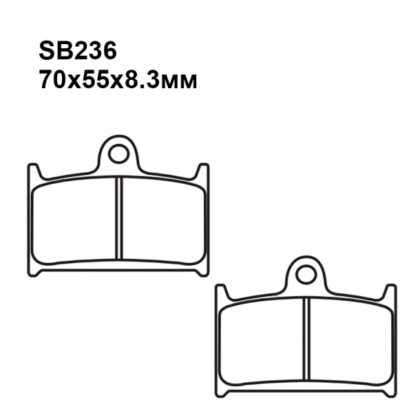 Колодки SB236