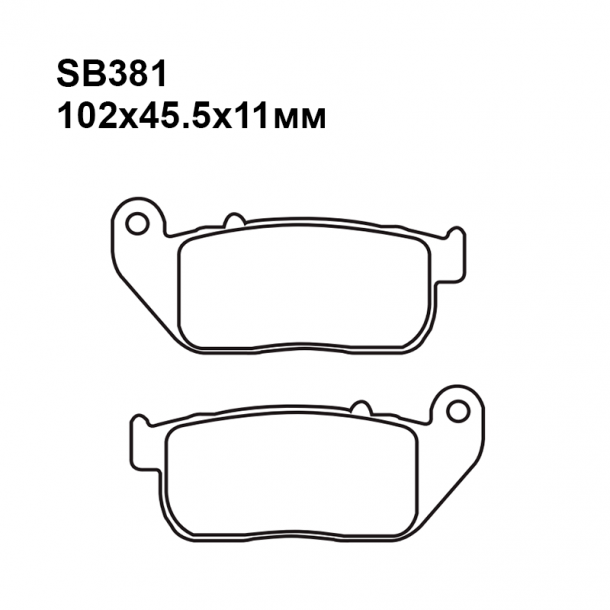 Колодки SB381