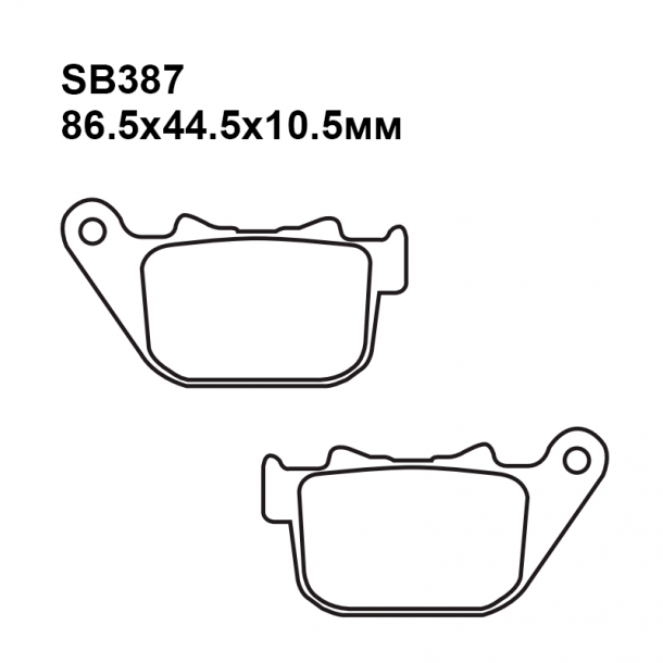 Колодки SB387