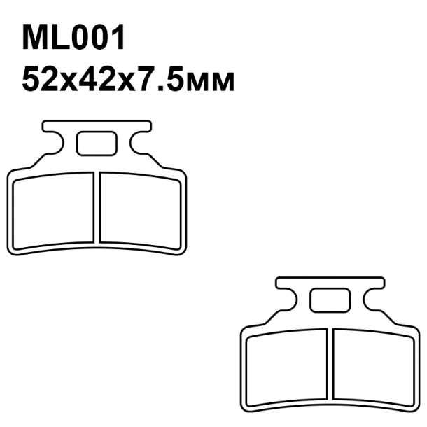 Колодки ML001