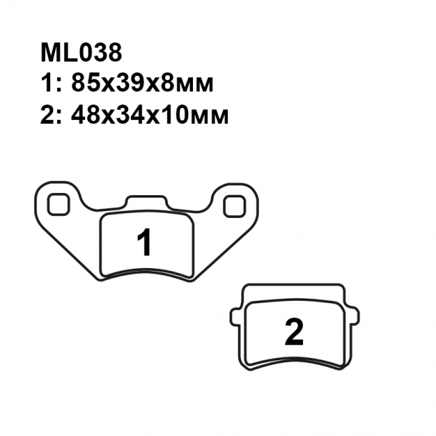 Колодки ML038