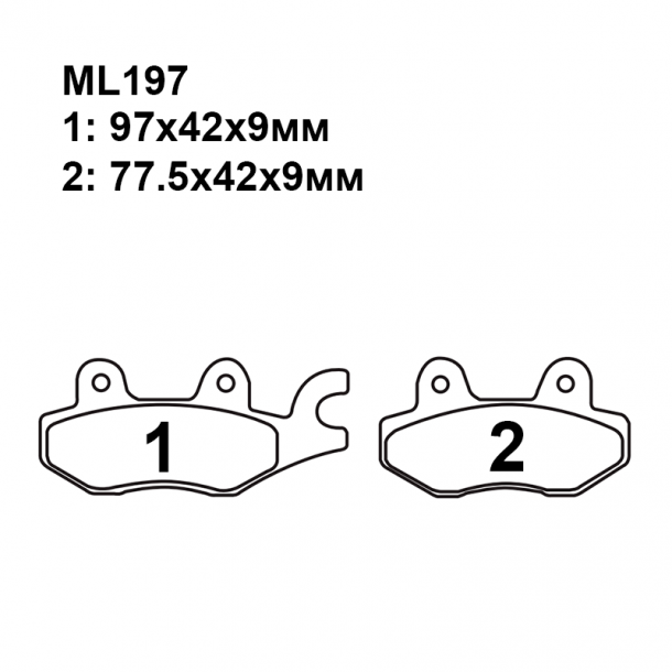 Колодки ML197